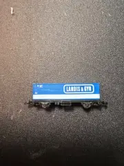 Märklin Z Gauge Container Load Car Landis & Gyr Special Vehicle Spotless Boxed