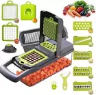 Vegetable Chopper Mandoline Slicer Cutter Chopper and Grater 11 in 1 Vegetable S