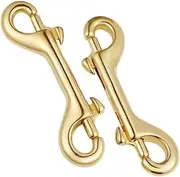 GLSTOY Double Side Leash Clips Metal Snap Hooks for Pet Leash Dog Training DIY Clasps