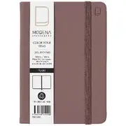 Modena A6 Recycled PU Plain Notebook Grape