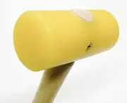 Plastic Mallet 1-3/4" D 9oz Polyethylene Yellow Hammer Non Marring Garland USA