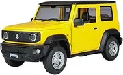 Scale Finished Model Car 1:24 for Suzuki Jimny SUV Alloy Car Model Diecasts Metal Off-Road Vehicles Car Model Simulation Collection Miniature Replica Car(Yellow)