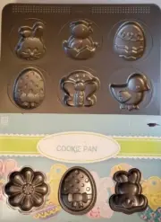 Sweet Creations 12 EasterShape Spring Nonstick Cookie Pan Bradshaw International