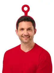 Teletubbies Adult Deluxe Po Headband Red