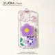 zuom 創意支架紫色花花15適用ip14蘋果13手機殼新款iPhone12promax女潮11軟硅膠xr全包鏡頭s防摔mini保護套87