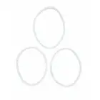 3x For Nutribullet Rubber White Seal - Gasket Ring For 600 600W Blade and Cups