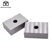 2Pcs 123 Blocks Single 1/2" Hole Precision Ground Machinist Set Up Block