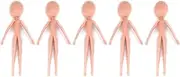 5 Piece Pre-made Felt Body Frames 10cm to Make Fairies, Mummies, Gnomes, Aliens Easier - Needle Felting Supplies