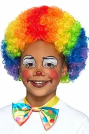 Smiffys 48837 Clown Wig, Unisex-Child, Multi-Colour, One Size