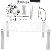 Mipcase 1Set Open Air Computer Case Transparent Case for Motherboards Single Design Easy Installation Space Saving Bracket for Graphics Card Testing