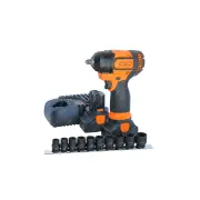SP Tools 16V 3/8" Drive Brushless Impact Wrench Kit - with Socket Rail Set
