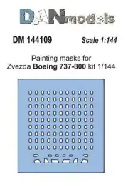 Dan Models 144109 - 1/144 Painting Masks for Model Boing 737-800 ( Zvezda 7019 )