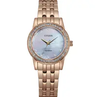 在飛比找PChome24h購物優惠-CITIZEN 限量法式浪漫光動能女錶(EM0773-54D