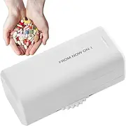Portable Pill Cutter | Pill Cutter Tablets Splitter Storage Cases - Precise Cuts Daily Usage Dispenser Supplement Medication Carrier for Purse Pocket Travel
