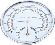 Angoily Sauna Temperature and Humidity Meter Home Thermometer Room Thermometer Indoor Home Sauna Accessories Steam Room Accessories Sauna Thermometers Thermometer Room Sauna Supplies Glass