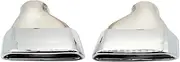 Stainless Steel Exhaust Tip Car Muffler Tip Square Tailpipe Exhaust System Nozzle Compatible For BMW G30 G31 G32 2017-2024(Silver)