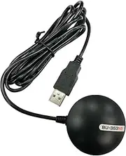 GlobalSat BU-353N5 USB GNSS Receiver, Black