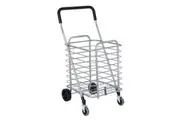 Sachi Lightweight Ultralight shopping Cart Portable 15kg Trolley w Swivel Wheels
