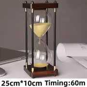 Large Hourglass Sand Timer Decorative Vintage Glass Clock Sand Glass 60 Minutes