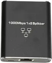 Ethernet Splitter, Ethernet Switch Aluminum Alloy Ethernet Adapter with USB Power Cable for TV, Computers