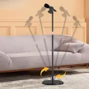 Mic Stand Singing and Recording Floor Hair Dryer Stand for Stage Studio