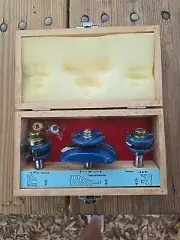 1 1/2 Convex Edge (1) + 3/8 Roundover (SET OF 2) Router Bit Set - NEW IN BOX
