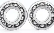 HAUAGEZWU 6203 Bearing 17 * 40 * 12 Mm ABEC-3 (4 PCS) Fit for Motorcycles Engine Crankshaft 6203 Open Ball Bearings Without Grease