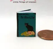 THE BLACK CAT BY EDGAR ALLAN POE 1:12 Scale Miniature Readable Book