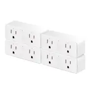 15A Dual Smart Plug, WiFi Outlet Extender, Smart Socket with Schedule&Timer, ...