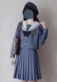 在飛比找樂天市場購物網優惠-正統JK制服短裙日本水手服學院風學生班服中間服軟妹服套裝