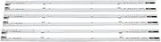 BGBLKLGPPN 4 PCS 36LED 340mm LED Backlight Strip Compatible with Sony KDL-55W900A KDL-55W905A R L 61 P61.P8302G001 NLAC20217L NLAC20217R TV Light Strip