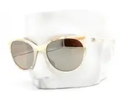 Costa Del Mar Isla Sunglasses Seashell Horn Polarized Copper Silver 580G w/case