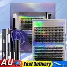 228Pcs DIY Lash Extension Kit 10-16mm Wispy Eyelash Clusters for Make Up HOT
