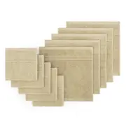 LINENOVA 100% Cotton Face Towels Washers Set(10 Pack) - Linen
