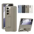 For Samsung Galaxy Z Fold 6/5/4 Full Body Stand Case w/ Hinge / Screen Protector