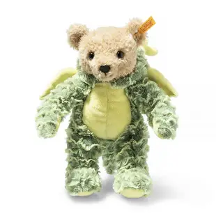 全新 STEIFF 德國金耳釦 泰迪熊 Teddy bear dragon 龍年限定版 (經典泰迪熊 黃標)
