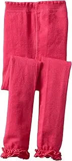 [Jefferies Socks] Girl's 2-6X Pima Cotton Ruffle Footless Tights