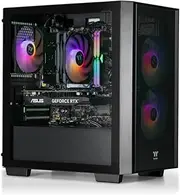 Thermaltake Gaming System Genesis PRO V4 - Intel 12400F / RTX 3050 / B760 WiFi / 16GB RGB RAM / H16 Black, CA-4Y1-00D1WA-A4