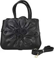 Women's Flower Leather Top-Handle bag Small Floral Shoulder Bag Designer Handbags Handmade Purse-Sibalasi