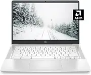 HP Chromebook 14a Laptop, AMD 3015Ce Processor, 4 GB RAM, 32 GB eMMC Storage, EL