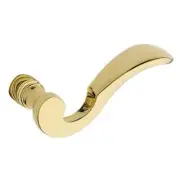 Baldwin Pair of Estate Levers without Rosettes in lifetime Polished Brass