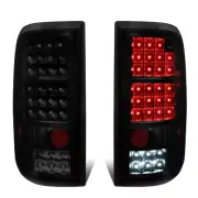 For 2004-2008 Ford F150 Lobo Pair Full LED Tail Brake Light Reverse Lamps Tinted (for: Ford)
