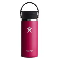 在飛比找誠品線上優惠-Hydro Flask 16oz旋轉咖啡蓋保溫鋼瓶/ 酒紅色