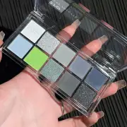 Shimmer Eye Shadow Waterproof Makeup Palette Smooth Eyeshadow Palette Women