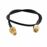 30cm RG174 Antenna Extension Cable RP-SMA Female to RP-SMA Male Pigtail Cable