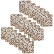 18pc Maxwell & Williams 10.5cm Misaki Coasters for Hot/Cold Drink/Glass/Mug/Cups