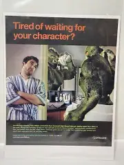 Comcast Tired of Waiting for your Character Game Print Ad Poster Promo Art 2006