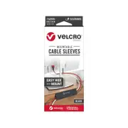 VELCRO Brand 20.3 x 12cm Black Mountable Cable Sleeves - 2 Pack