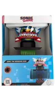 Cable Guys~Sonic The Hedgehog IKON Light-Up Phone Stand & Controller Holder~NIB