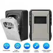 Key Lock Box Waterproof Code Box Aluminum Password Security Key Box Wall Mounted